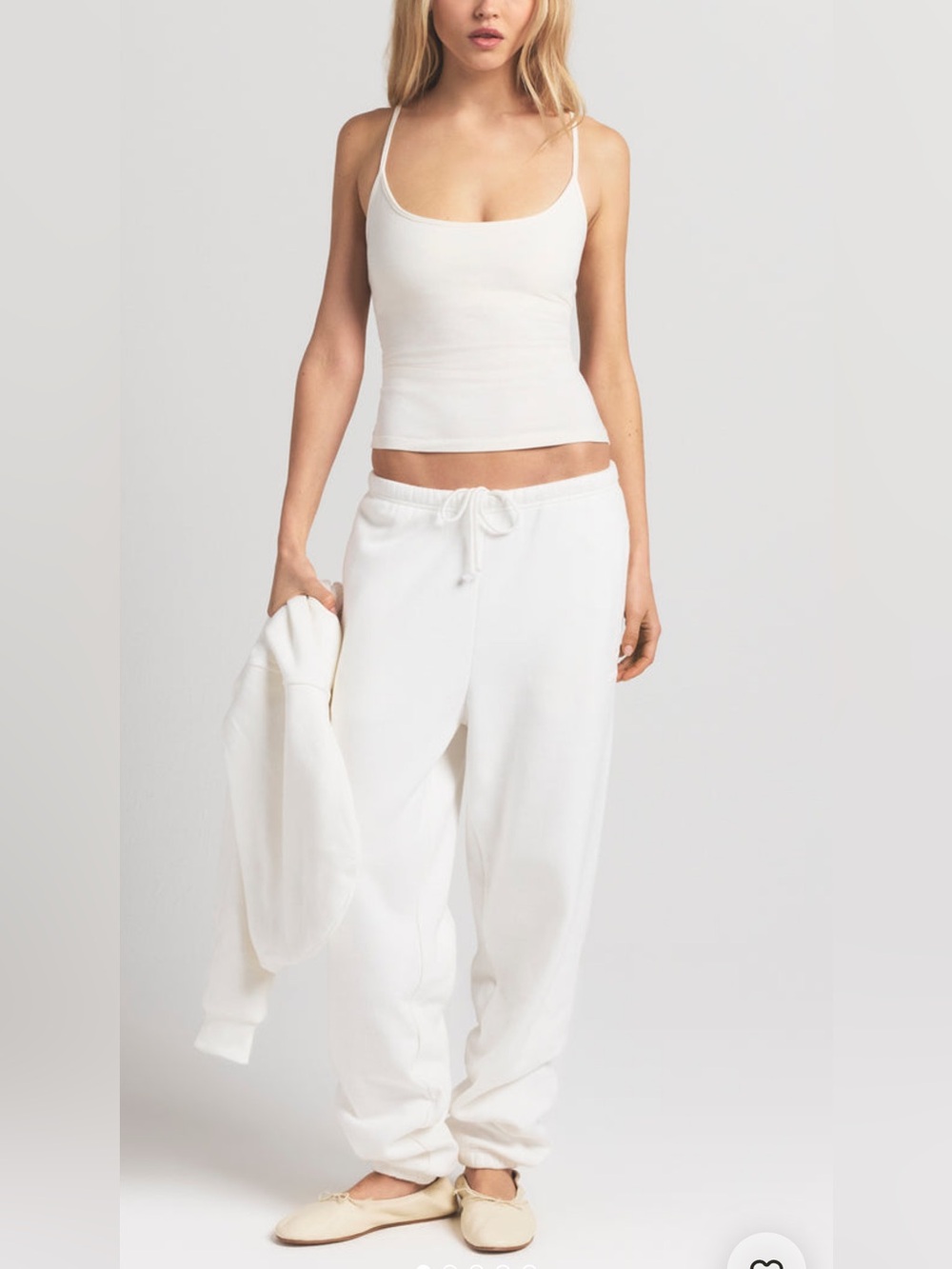 SKIMS NWT Cotton Fleece Jogger - Marble